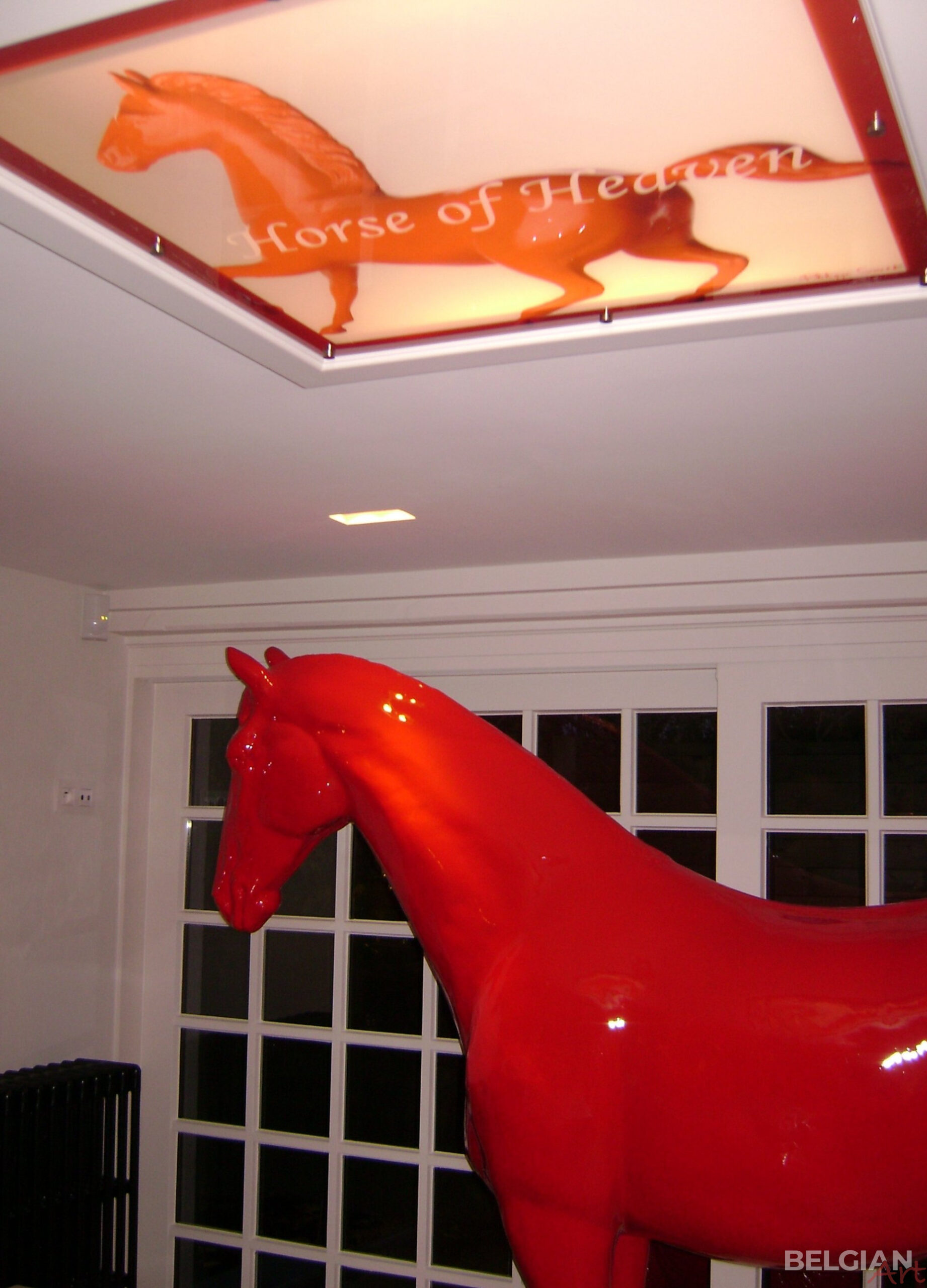 Arabisch Paard & Plexi resine spiegelfoto