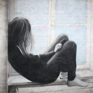 Girl on the window