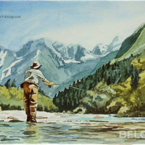 Flyfisher in Slovenia