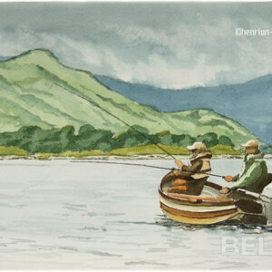 Drifting on Lough Mask
