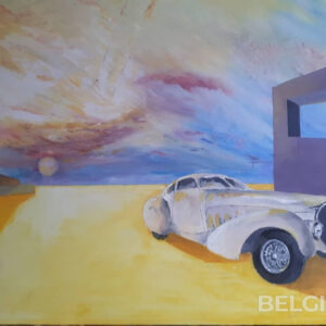 1939 Bugatti at sunrise
