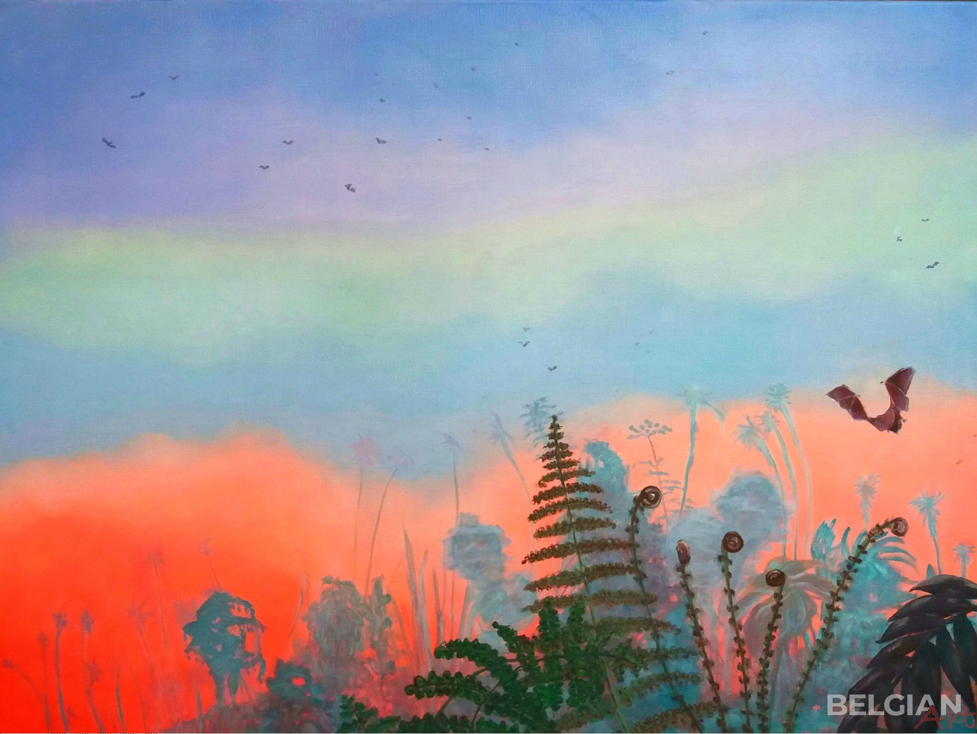 Tropische zonsondergang