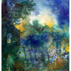 Evening in the garden.