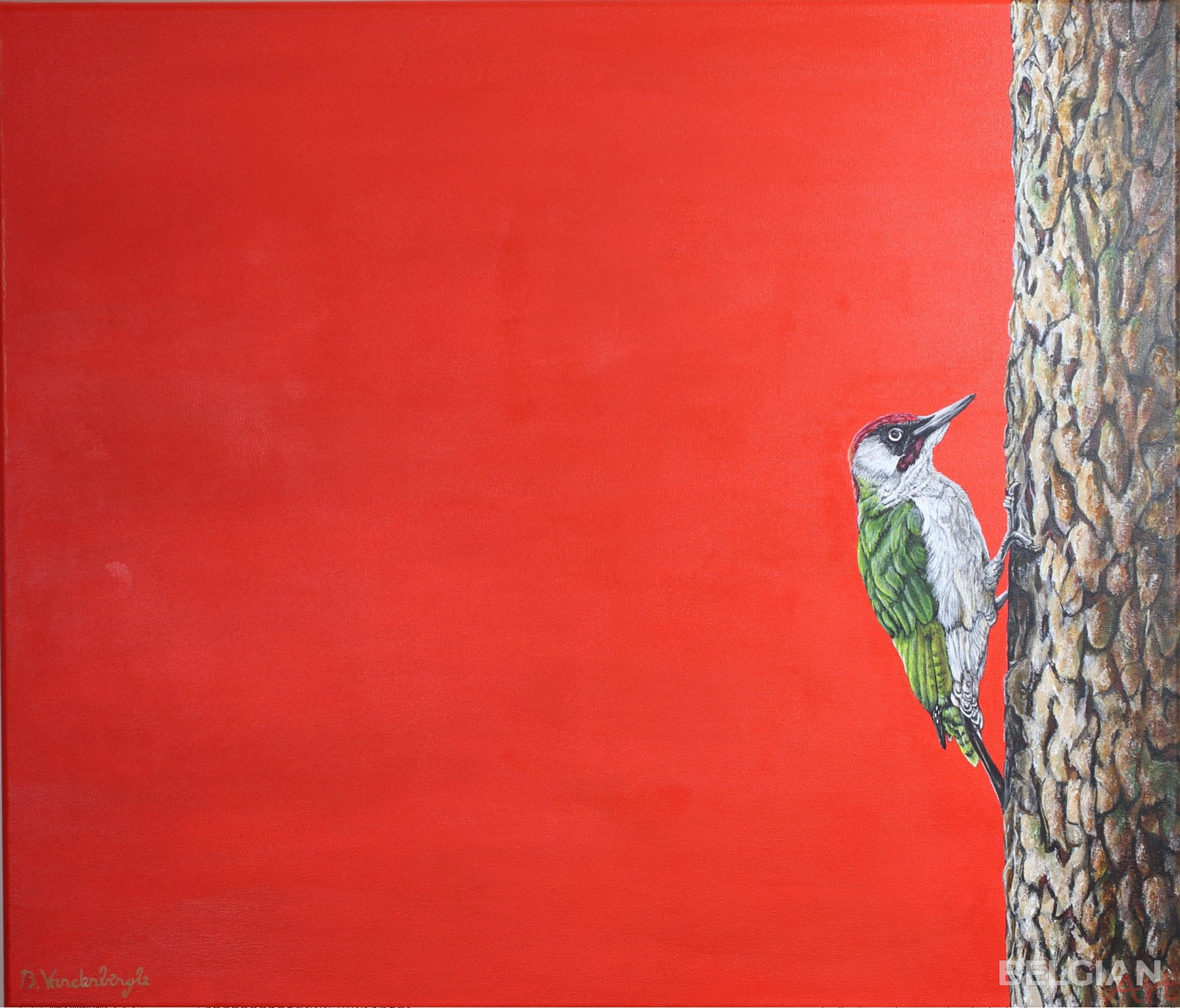Use your head and peck away the obstacle.
