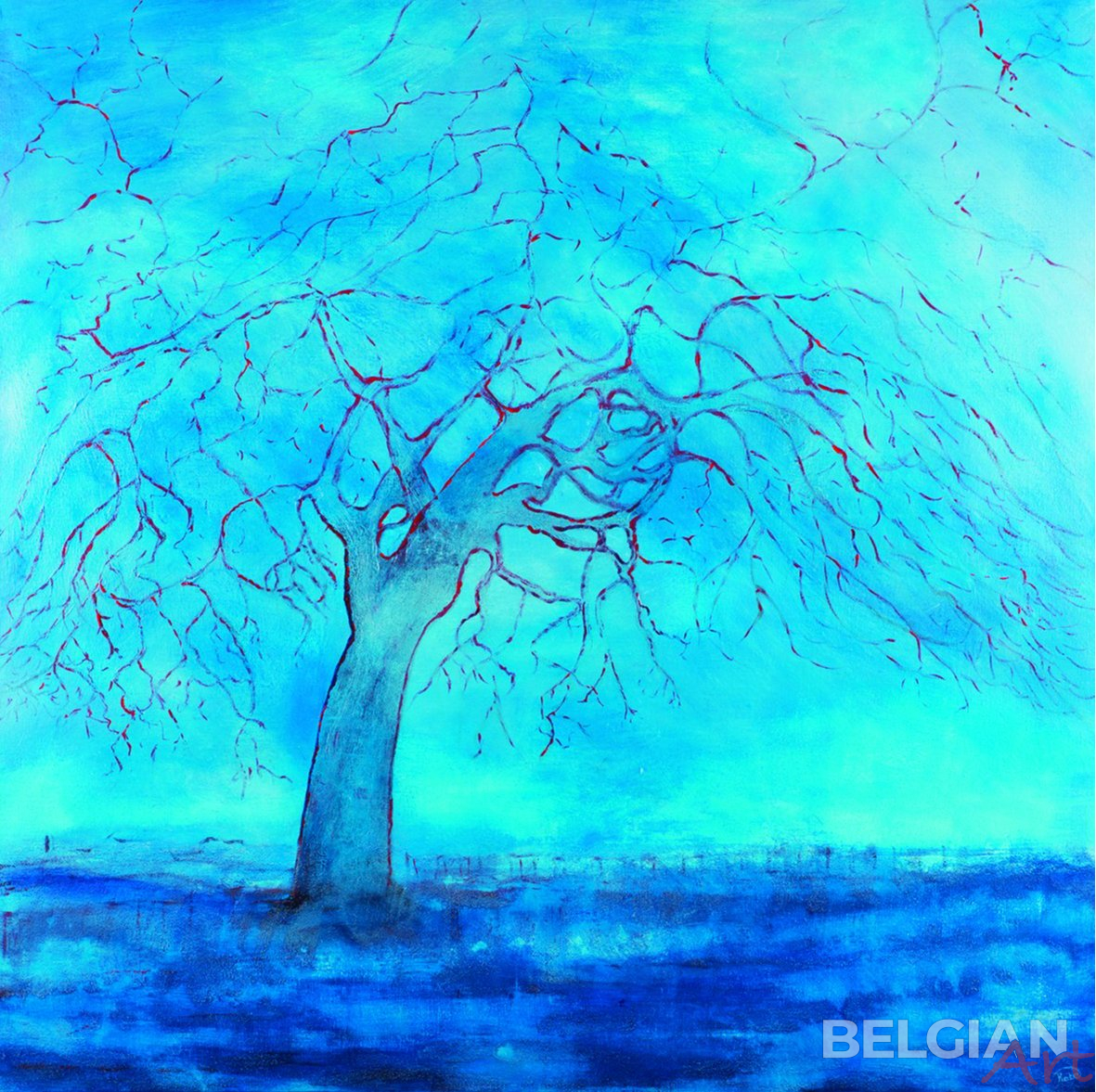 L'arbre bleu