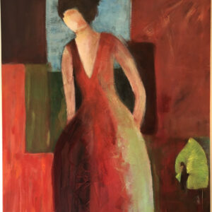 Lady in red