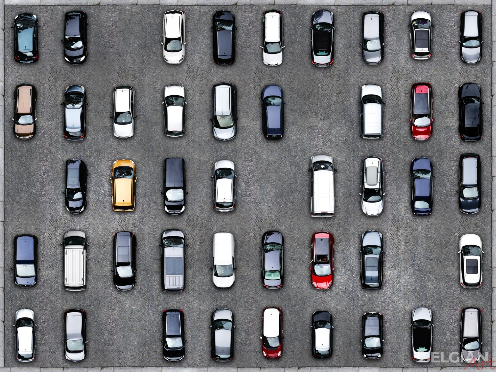 Enclosed Cars, Namur – Belgique - 80x60cm