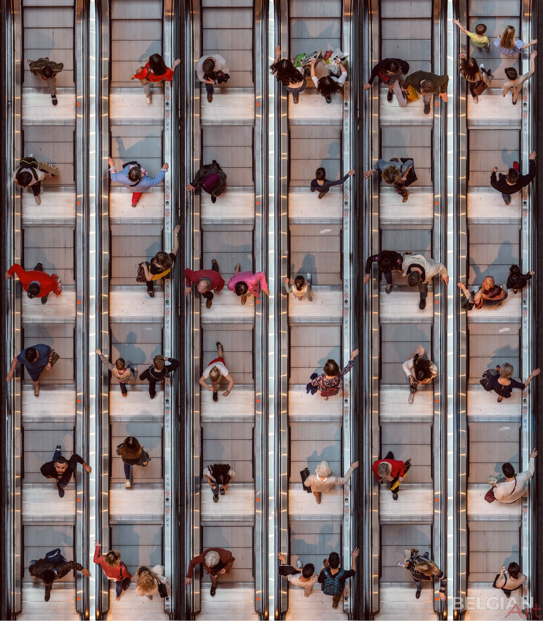 Up and Down, Courtrai - Belgium - 70x80cm