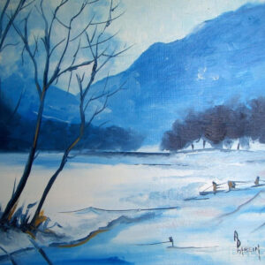 la  Semois en  hiver