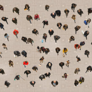 Rush Hour Down, Brussels– Belgium - 90x60cm