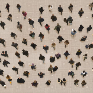 Rush Hour Up, Brussels– Belgium - 90x60cm