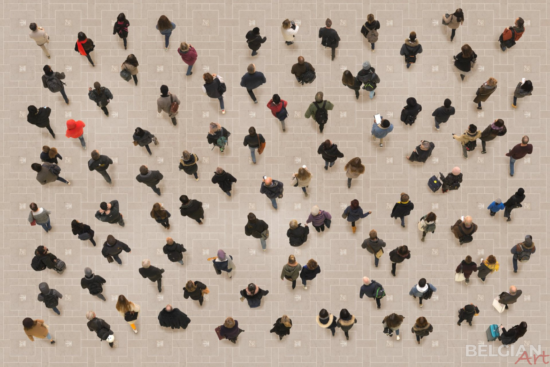 Rush Hour Up, Brussels– Belgium - 90x60cm