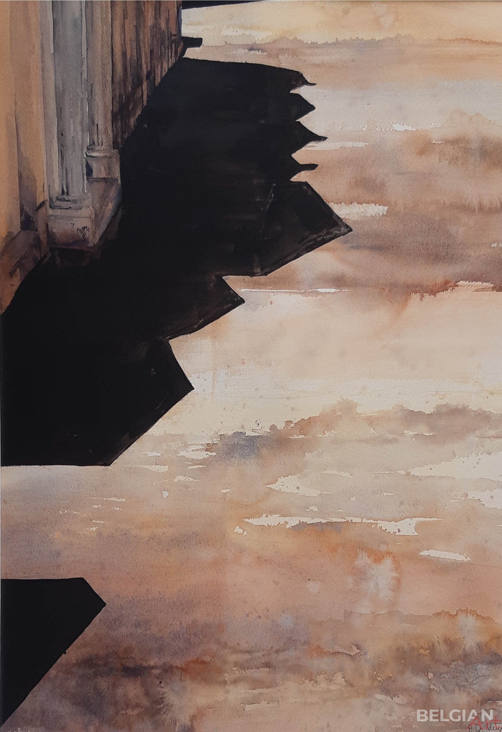 Shadow of tombs.