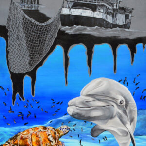 Marine fauna against human predators