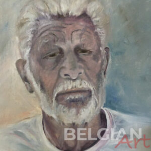 Portret van beeldend kunstenaar Herman Van Nazareth