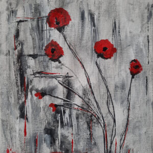 Strong flowers poppy's
