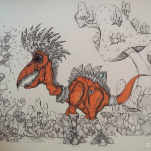 T-rex walking