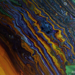Vivid cold hot color composition