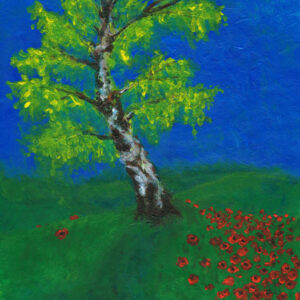 Lonely Birch Tree