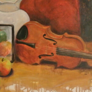 still live with violin