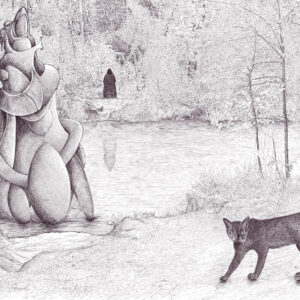 The Sculpture in the Lake