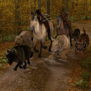 Amazones met vrienden