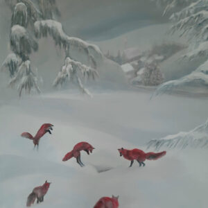 Dancing foxes