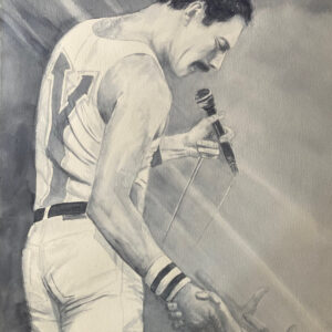 Freddie Mercury, Queen, 40 x 55cm
