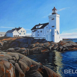 Two-lights Lighthouse, Cape Elizabeth, Maine USA