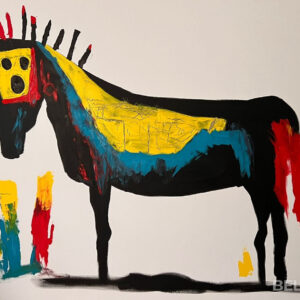 A horse