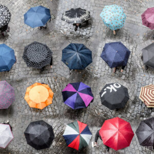 Umbrellas, Brussels – Belgium - 50x40cm