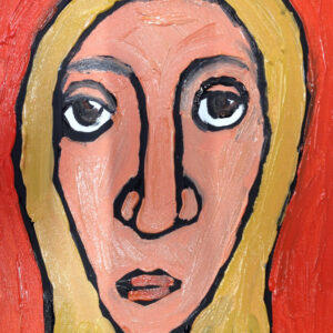 portret van lieve vrouw