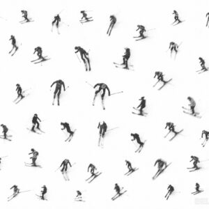 Ski Explosion, Alps – France - 50x40cm