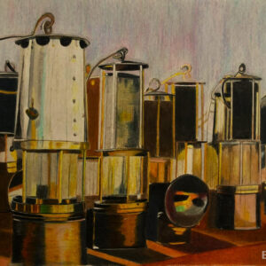 Miners lamps.