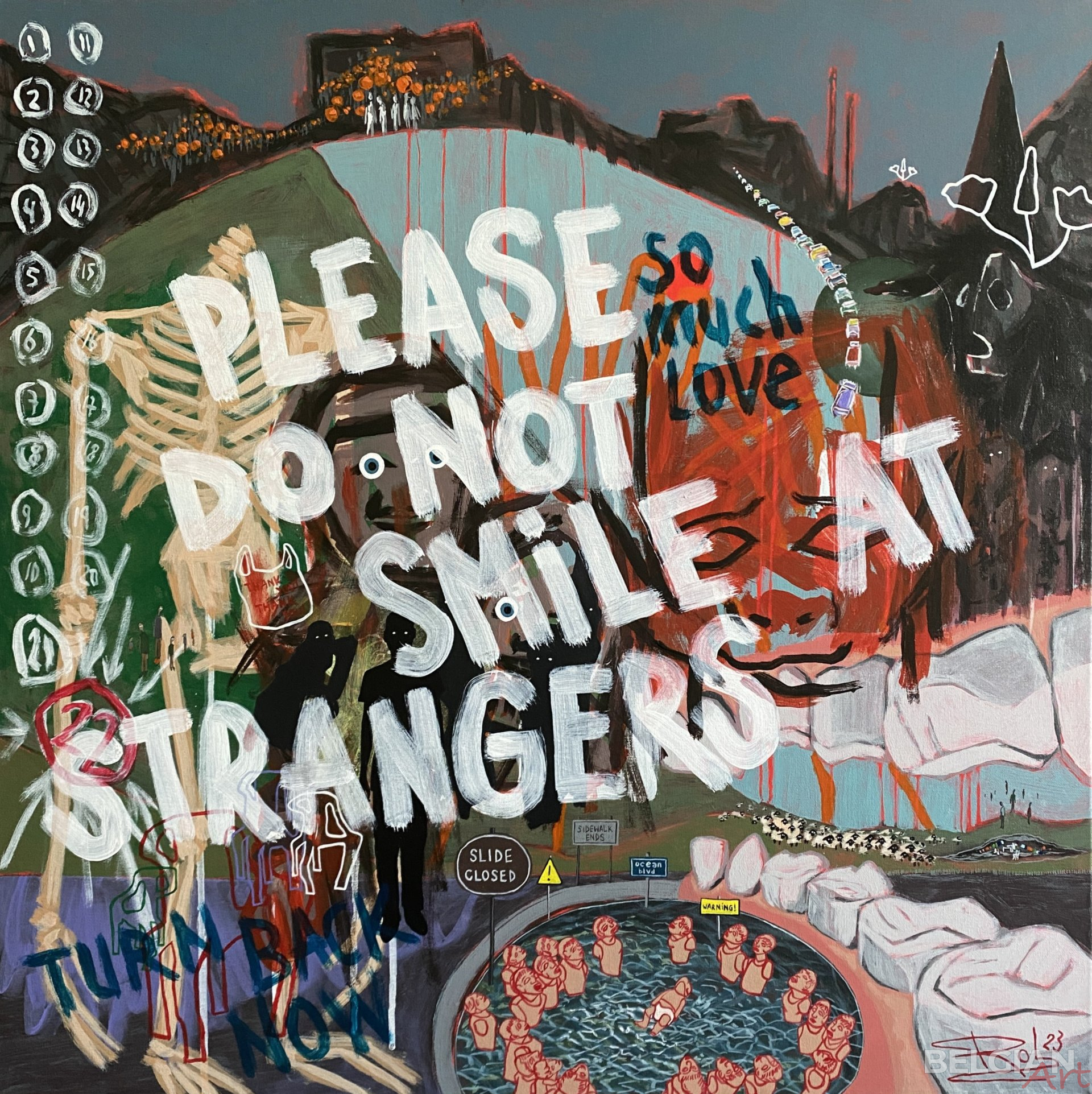 please do not smile at strangers