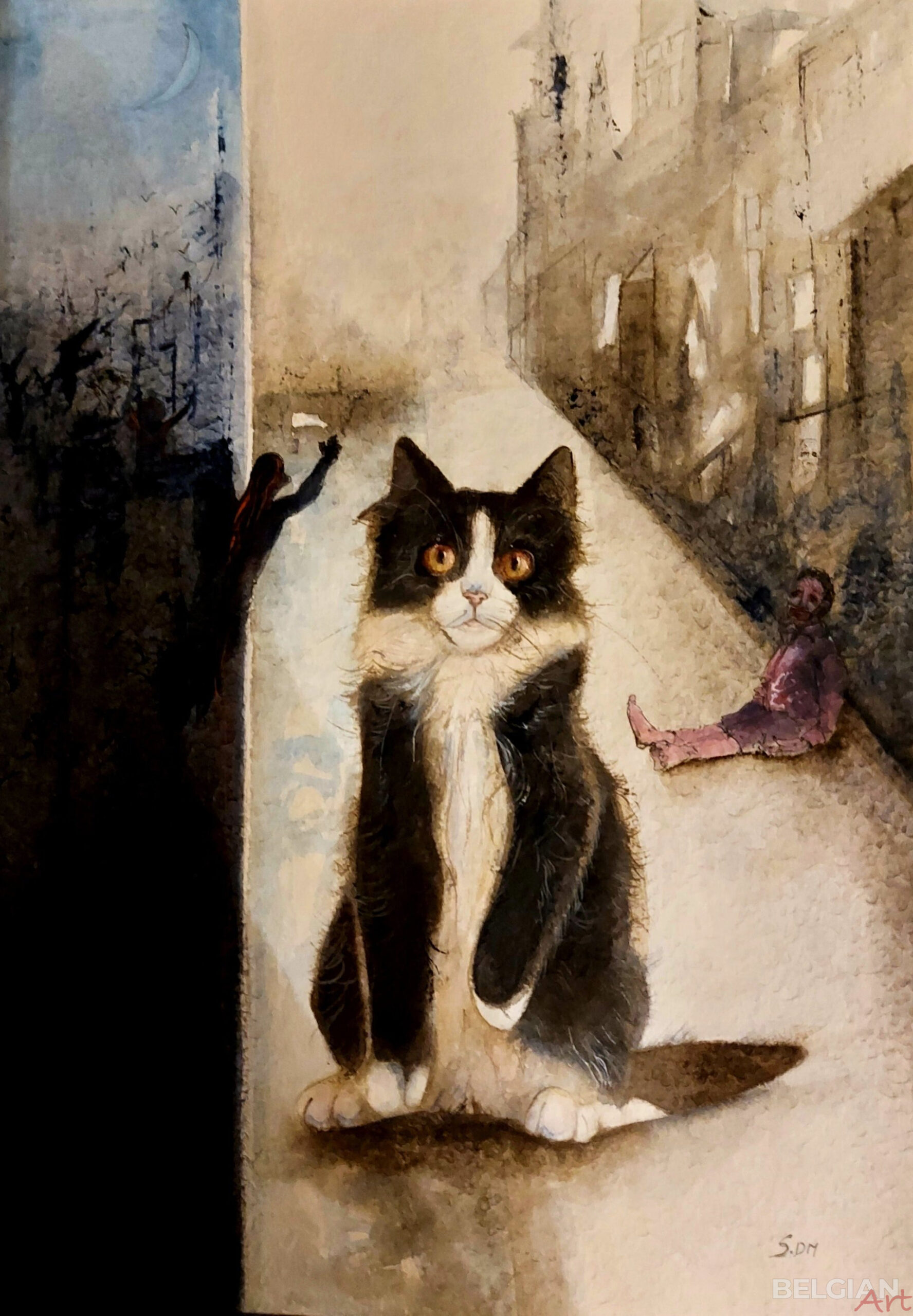 à l'aide