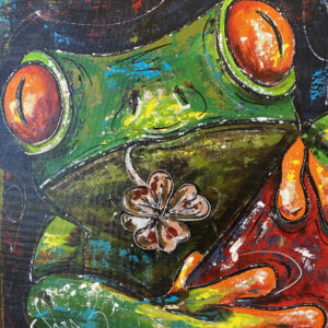Happy Frog Yoda
