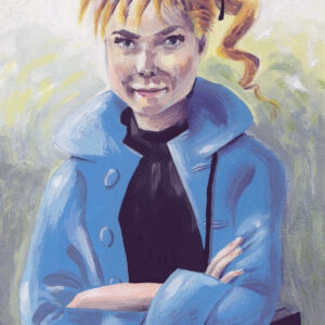 Valentine dressed as Seccotine