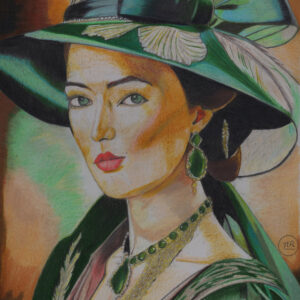Elegance under the hat.