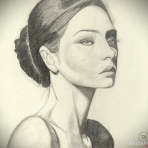 Lady with bun