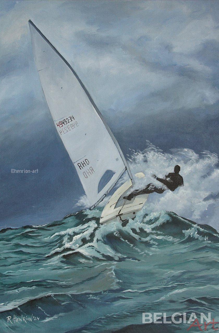 Wild sea sailing