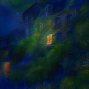 House by the bus terminus.