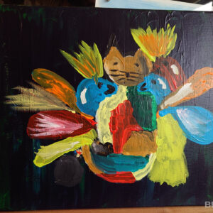 Vogel voor de kat
