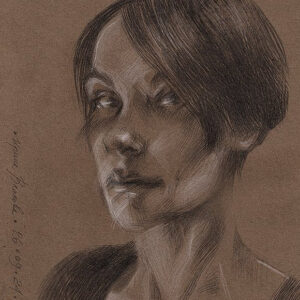 Portrait b/w pencil