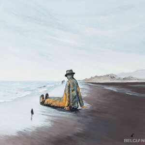 Sur la plage.