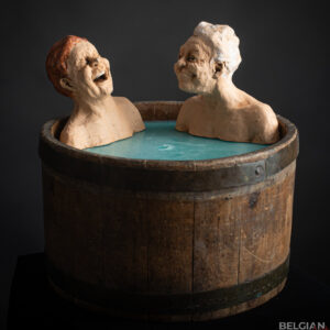 In the hottub