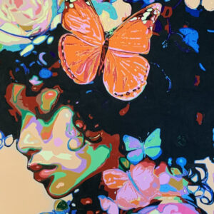 Thoughts arrive like butterflies