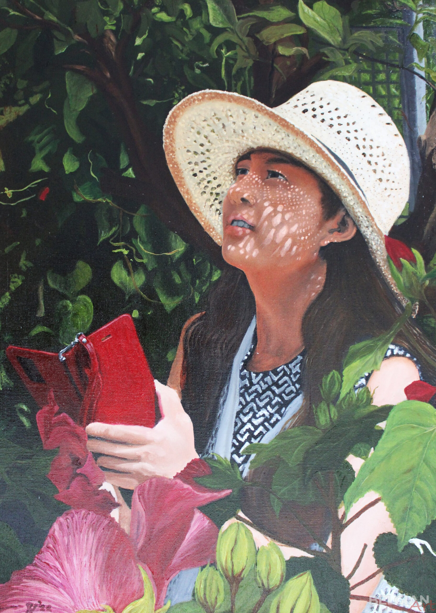 Girl in the garden