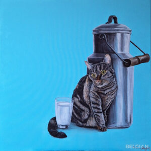 De kat bij de melk zetten
