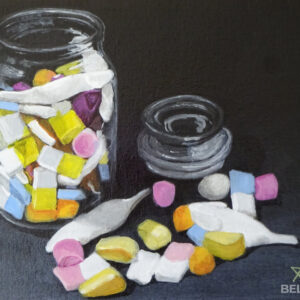 A jar of sweets